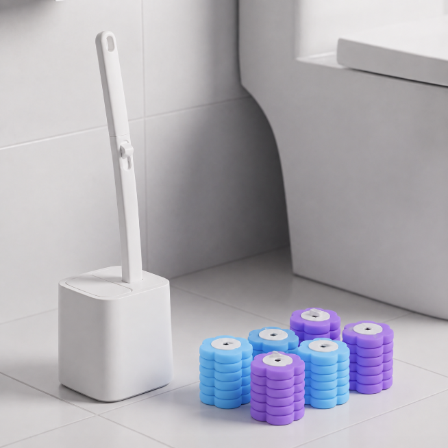 Brush Nest™ Toilet Cleaning Set