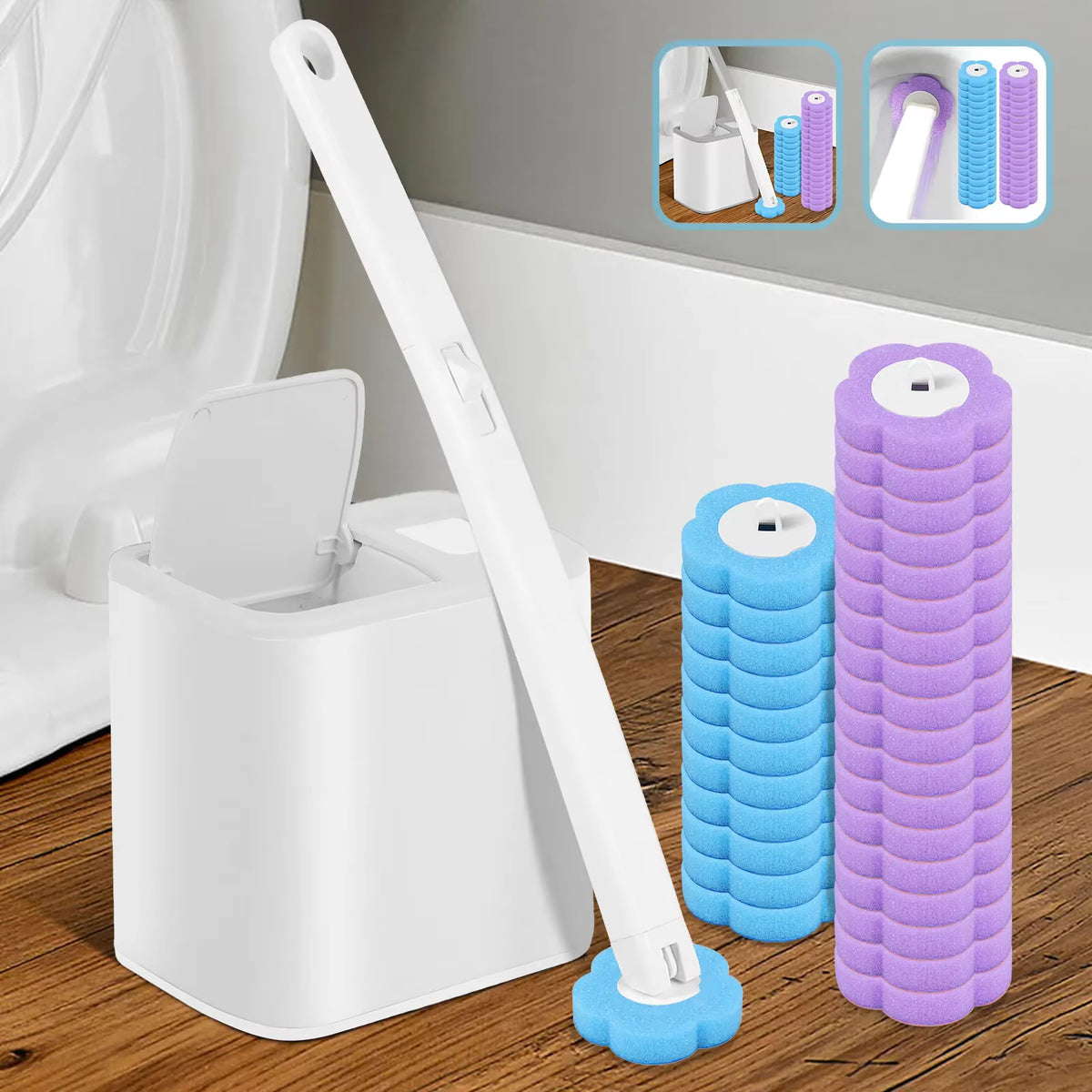 Brush Nest™ Toilet Cleaning Set